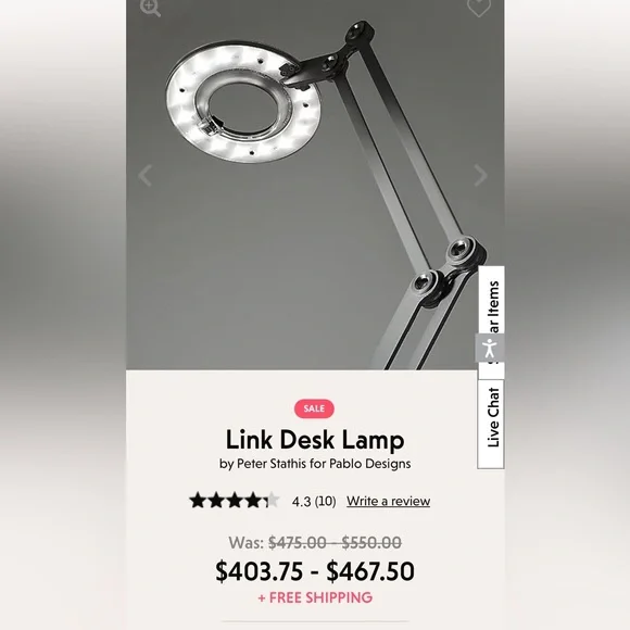 Allsteel Link Pablo LED Lamp - Picture 2 of 9